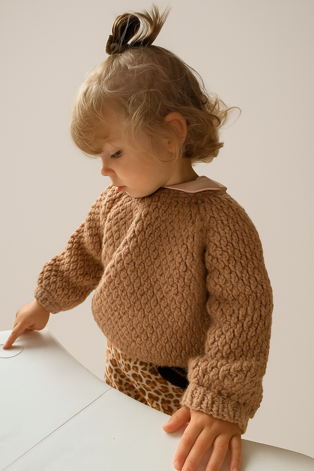 Wool-Blend Infant Sweater