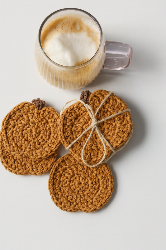 Pumpkin Coasters