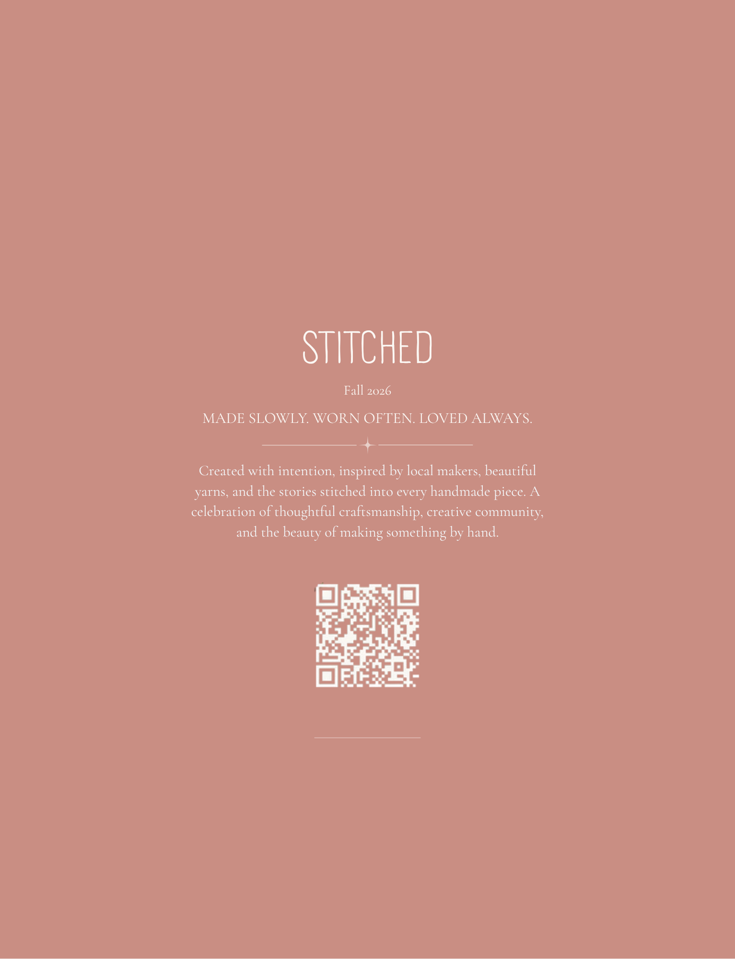 STITCHED | Fall 2026 Softcover Edition (WHOLESALE)
